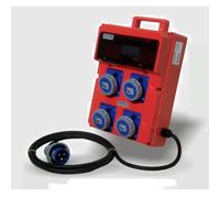 Friggeri Quadro elettrico da cantiere portatile con 4 prese monofase 220v 16A...