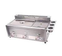 Friggitrice A Gas Da 18 Litri Friggitrice Per Patatine Fritte Di Grande Capacità Friggitrice GPL In Acciaio Inossidabile Friggitrice Professionale Con Cestelli Per Friggitrice Per Cucina Da Ristoran