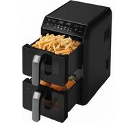 Friggitrice ad Aria 12 lt 2400W con Doppio Cestello Nero AIR-FRYER1200 Akai