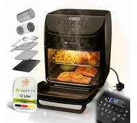 friggitrice ad aria 12L nera Airfryer con schermo LCD touch 10 modalità