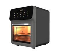 Friggitrice ad Aria - 13.58 Pollici Forno Tostapane | Acciaio Inossidabile Air Fryer - 15L Multifunzionale con Touchscreen e 2 Griglie per Cuocere, Friggere e Preparare Pasti Sani e Veloci