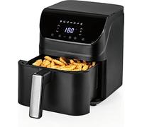 Friggitrice ad Aria 4 Litri | Potente 1400W, Senza Olio, Timer, Cestello Antiaderente