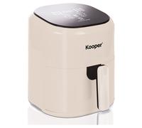 Friggitrice ad aria 5,5 L, display touch, 1200 W, avorio, Kooper