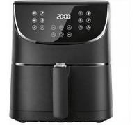 Friggitrice ad Aria 5,5 Litri, Air Fryer, 1700W, 13 Funzioni, 85% Meno Olio, 75-205°C, Fino al 50% Più Veloce del Forno, 100 Ricette Italiane, Display Digitale, Nero