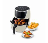 Friggitrice Ad Aria 5l 1500w Temperatura 80-200°C Con Timer E Display Led