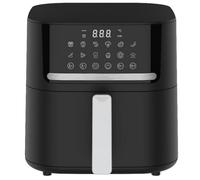 Friggitrice ad aria 7 LT 1600 WATT 12 programmi di cottura Display digitale frontale nera Design Elegante e Moderno