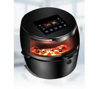 Friggitrice Ad Aria 8L Con Sistema Aria Rotante Senza Olio Touch Screen 1500w