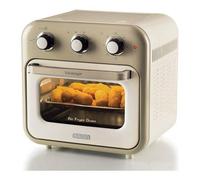 Ariete 4632 Friggitrice ad aria e forno Vintage, 1400W, 2in1, Capacità 16L, Accessori inclusi, Timer 60 minuti, Doppio vetro, Beige