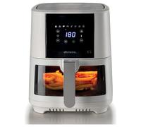 Ariete 4626 Friggitrice ad aria 6L, 1300 W, Capacità 6L, Capacità di cottura 2,5kg, 8 programmi preimpostati, Temperatura fino a 200°, Cestello trasparente per controllo cottura, Bianco