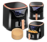 Friggitrice ad aria BD-652 nera e oro