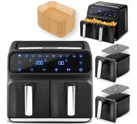 Friggitrice ad aria BD-653, nera e argento