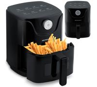 Berdsen Friggitrice ad aria calda con finestra - Friggitrice ad aria calda senza olio - 1000 W 2,5 L - 8 programmi - Nero