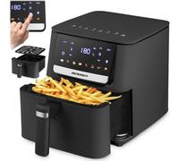 Berdsen Airfryer Friggitrice ad aria calda - 1700 W 6,5 L - Friggitrice - 8 programmi touch screen - Nero