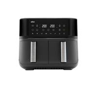 Friggitrice ad aria Braun TwinCook 3 TD3030, 2850W - Nera - Nouvo