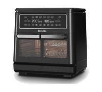 Breville Friggitrice ad Aria Calda Halo Flexi, Digitale, a Doppia Camera, 1800 W, 11 L, Nero