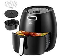 Friggitrice ad Aria Calda 6,5 litri, Uten Air Fryer con Più Accessori e Ricette PDF, Tempo e Temperatura Personalizzati, PFOA e BPA Free, XXL, 1800W