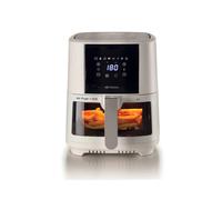 Ariete 4626 Friggitrice ad aria 6L, 1300 W, Capacità 6L, Capacità di cottura 2,5kg, 8 programmi preimpostati, Temperatura fino a 200°, Cestello trasparente per controllo cottura, Nero
