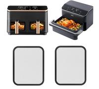 Friggitrice ad aria calda in acciaio inox per COSORI Dual Blaze TwinFry 10L/ Cosori CAF-R901-AEU 8,5 l, accessorio per friggitrice ad aria calda per 2 camere Dual Zone Air fryer 8,5 l, accessori