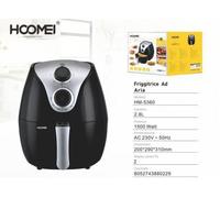 FRIGGITRICE AD ARIA CALDA PROFESSIONALE NERA 1500W 2,8L SENZA OLIO E GRASSI
