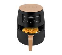 Friggitrice ad aria calda senza olio, 3,5 l, 2400 W, 80 °C - 210 °C, asciugatura per torte, pesce, ali di pollo, patatine fritte, verdure, gamberetti, torte d'uovo, pane e altre prelibatezze