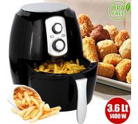 FRIGGITRICE AD ARIA CALDA SENZA OLIO AIRFRYER 3.6 LT FRIGGE CUOCE ARROSTO 1400W