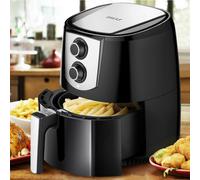 Bakaji Friggitrice ad Aria Calda Senza Olio Airfryer 4,4 Lt Frigge Cuoce Arrostisce in modo Naturale e Salutare Potenza 1400W con Timer 30 min e Regolazione Temperatura fino a 200°