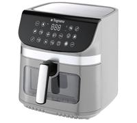 Tognana Iridea, Friggitrice ad aria 9L, doppia resistenza, display digitale, timer, 80-200°C, finestra, 2200W, plastica-acciaio Inox, grigio perla