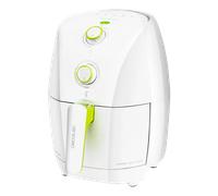 Friggitrice ad aria Cecofry Compact Rapid White Oil-Free 1.5L. 900 W, Dietetico, Capacità 400 gr, Temperatura 200ºC, Tempo regolabile, Include ricettario