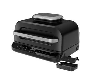 Friggitrice ad aria Cecotec Cecofry FireDome 6000 - 2400W - 4 livelli di grill - 6 modalità di cottura - Capacità 6L - Accessori inclusi - Termostato regolabile - Sistema antifumo - Nero