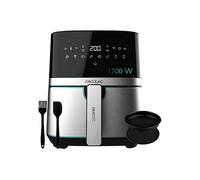 CECOTEC CecofryFullInoxPro5500Acc FRIGGITRICE AD ARIA, capacità 5,5 l, Max potenza 1700 W, Inox Black