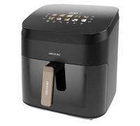 Cecotec Friggitrice ad Aria 8.5 Litri - Air Fryer Cecofry&Grill Smokin' 8500. 2200W, Piastra - Grill, Doppia Resistenza, Affumicatore IntegratoTemperatura Regolabile 40-200°C, 10 Menu