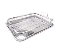 Friggitrice ad Aria Cesto per Forno 2Piece Set Stampo Perfetto The Griglia R8B4)