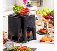 FRIGGITRICE AD ARIA CON BILANCIA 5000 NERO 1500W 5L ACCIAIO INNOVAGOODS