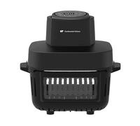 Friggitrice ad aria in vetro Continental Edison CEFR642G - 1600W - 6L e 4,2L - Nera