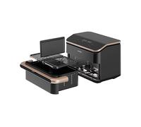 Cosori DualBlaze TwinFry Chef Edition 10L doppia vasca 2800W 35-240°C Sync & Match VeSync grigio scuro/rosa oro - Nouvo