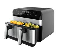Cecotec Advance 9000 Doppia 9 L Indipendente 2800 W Friggitrice ad aria calda Nero Acciaio inox