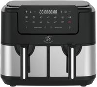 Friggitrice ad aria Doppio cestello 2 zone Cottura Digitale XXL Antiaderente
