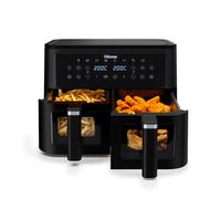 Friggitrice ad Aria Doppio Cestello 9 L 10 Programmi Display Digitale Finestre
