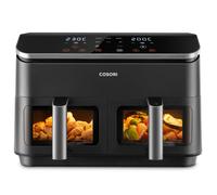 Friggitrice ad Aria Doppio Cestello Digitale 8,5L Grande Capacità Funzione 8 in