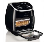 Ariete 4619 Airy Fryer Oven - Friggitrice ad Aria e Forno Elettrico con Girarrosto - Cestello Rotante - Essiccatore - 2000 Watt - 11 Litri - Nero