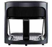 Friggitrice ad aria elettrica multifunzione, cottura senza olio da 6 litri con display a LED, 7 regolazioni di temperatura preimpostate, vista panoramica per pasti veloci e sani a casa