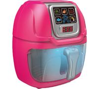 Friggitrice ad Aria Giocattolo per Bambini Rosa con Accessori Playset da Cucina