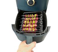 Friggitrice ad aria griglia in acciaio inox, spiedino, ago grill