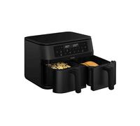 Haier Friggitrice ad aria calda 2 camere I 11 L Airfryer a doppia camera I 8 in 1 I friggere, grigliare, arrostire, cuocere, disidratare, riscaldare, friggitrice ad aria calda Duo con rivestimento