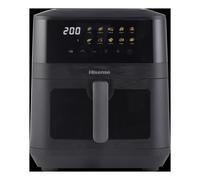 Hisense HAF2100DCD - Friggitrice ad aria calda /2100 W /7,7 l, capacità 10 programmi preimpostati/rivestimento antiaderente, efficienza energetica/funzione Start Delay/H x L x P 40,1 x 31 x 35 cm