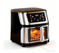 Friggitrice Ad Aria In Acciaio Inossidabile Famiglie Di Grandi Dimensioni | Multicooker Con Touch Screen Riscaldamento Rapido Elettrodomestici Da Cucina Cottura Intelligente for Cibi E Snack