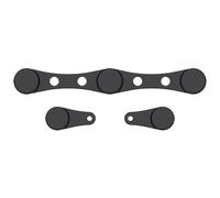 Friggitrice ad aria in silicone per uso alimentare 10,2 x 1,4 x 0,65 cm - Clip magnetiche resistenti al calore per fissare utensili da cucina, set di 3