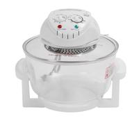 Friggitrice Ad Aria in Vetro da 12 Litri, Forno a Convezione da Banco Multicooker da 1400 W con Timer e Controllo della Temperatura, Friggitrice Elettrica per Bistecca di Pollo,