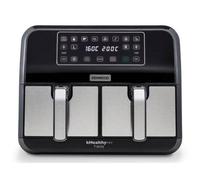 Kenwood Airfryer HFM20 000MB Kenwood000MB Kenwood 000MB kHealthy Twin 2x4L black silver (HFM20.000MB)