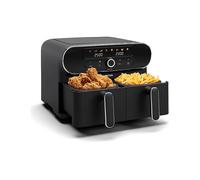 Klarstein AuraAir 1700W 10L Friggitrice ad aria doppia Nero/Argento